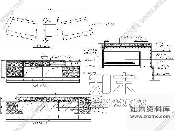 图块/节点售楼部接待台详图cad施工图下载【ID:832250729】