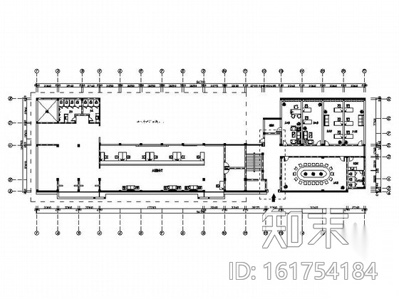 [江西]现代风格国家税务局办公大楼装修施工图cad施工图下载【ID:161754184】