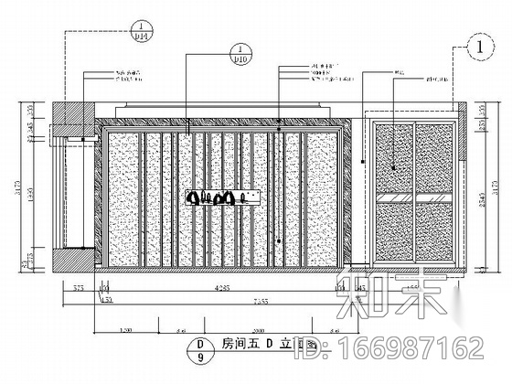 [广东]原创精品豪宅中欧混搭七居室样板间装修施工图（含...cad施工图下载【ID:166987162】