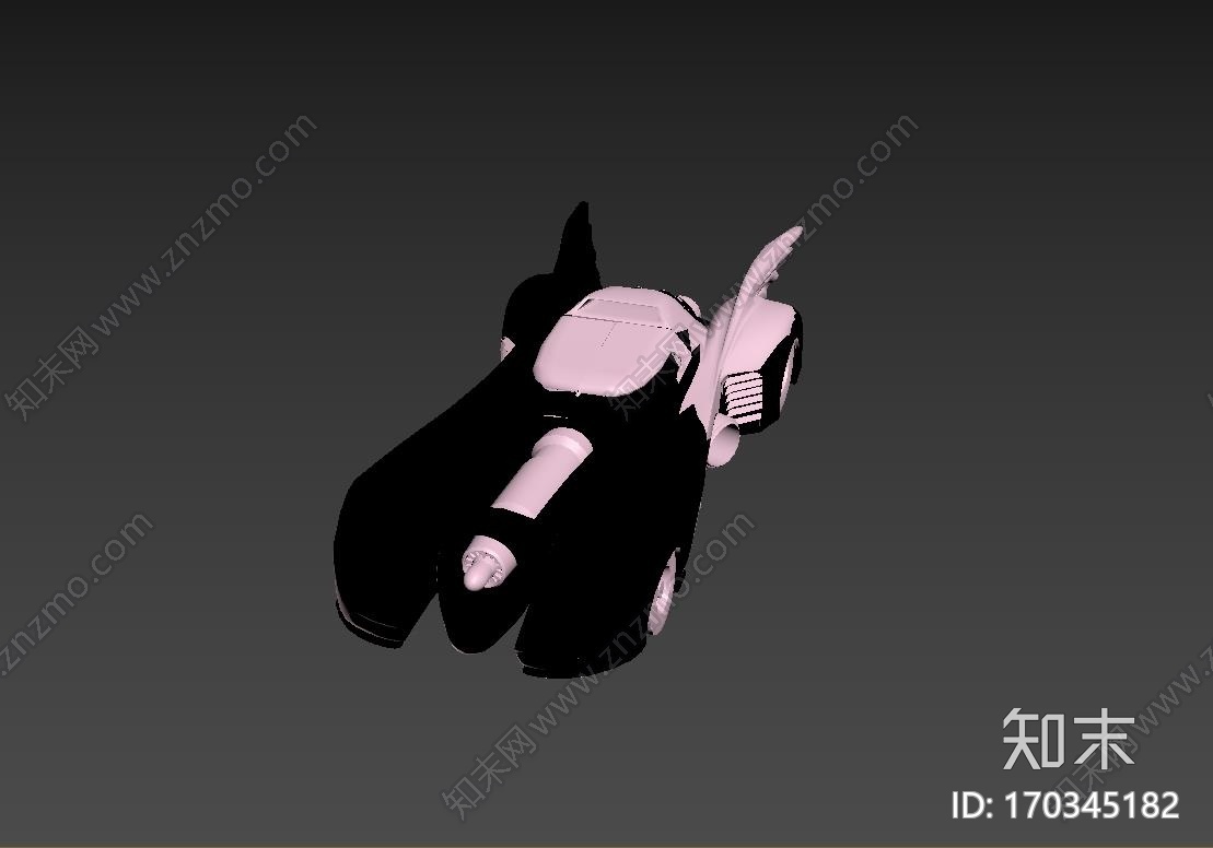 蝙蝠侠战车3d打印模型下载【ID:170345182】