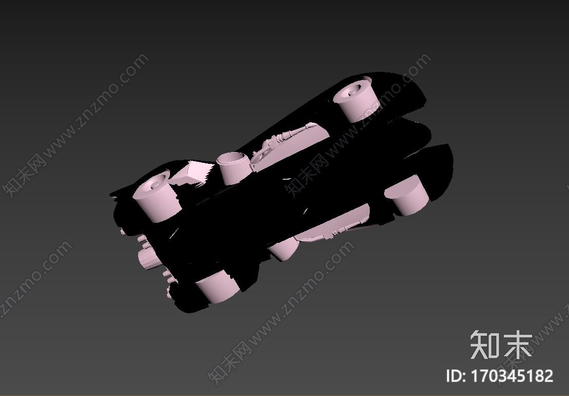 蝙蝠侠战车3d打印模型下载【ID:170345182】