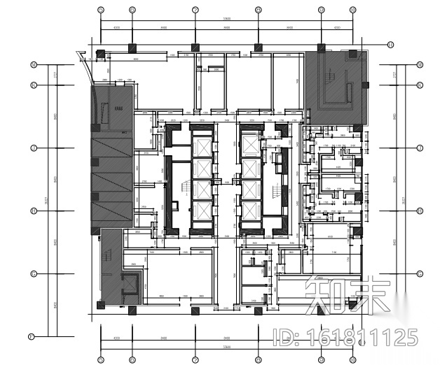 [海南]SL+A-海口海航首府雅诗阁酒店式服务公寓装修施工...cad施工图下载【ID:161811125】