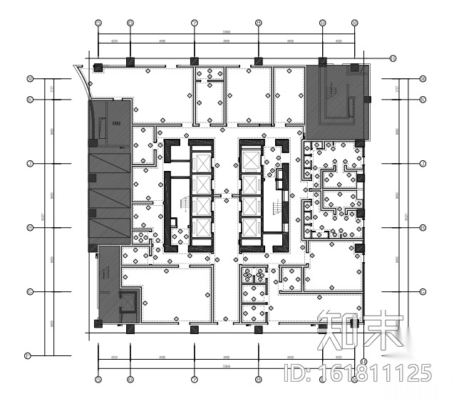 [海南]SL+A-海口海航首府雅诗阁酒店式服务公寓装修施工...cad施工图下载【ID:161811125】