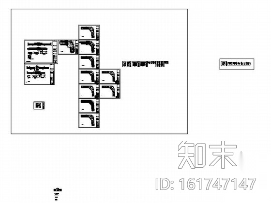 [江苏]某城市广场售楼处室内装修图（含效果）cad施工图下载【ID:161747147】