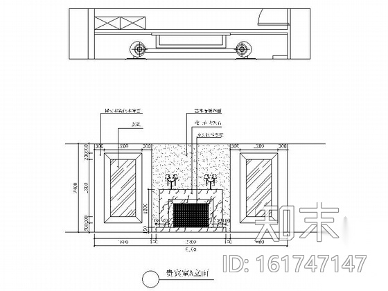 [江苏]某城市广场售楼处室内装修图（含效果）cad施工图下载【ID:161747147】