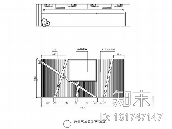 [江苏]某城市广场售楼处室内装修图（含效果）cad施工图下载【ID:161747147】