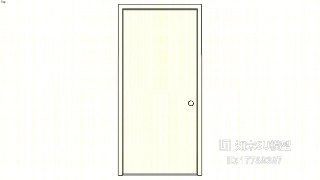 门板SU模型下载【ID:17789397】