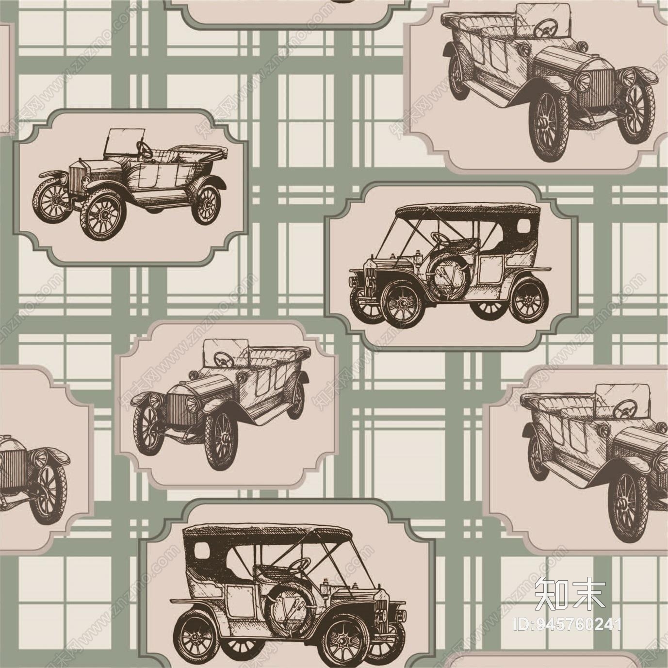 儿童房汽车壁布壁纸贴图下载【ID:945760241】