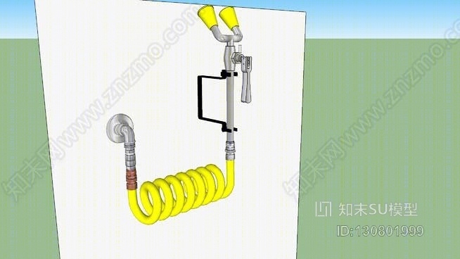 洗眼器SU模型下载【ID:130801999】