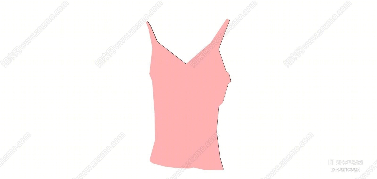 女士吊带SU模型下载【ID:842105424】