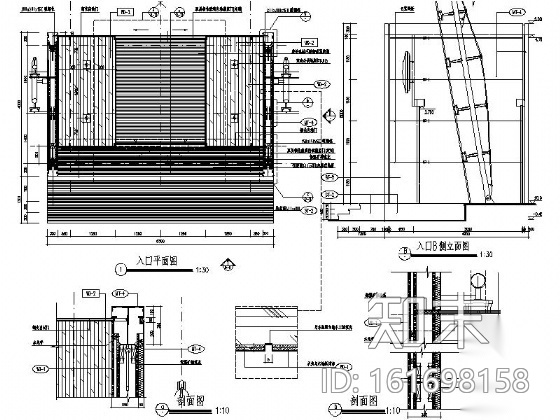 [山东]某大型汽车贸易有限公司室内展示装修图cad施工图下载【ID:161698158】