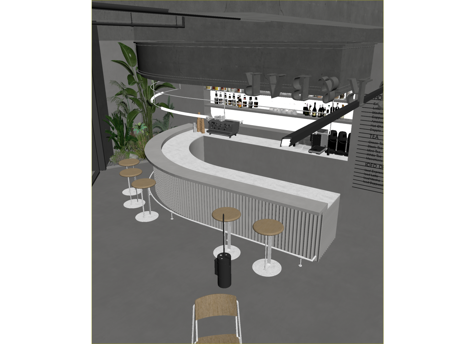 工业风酒吧3D模型下载【ID:1214322691】
