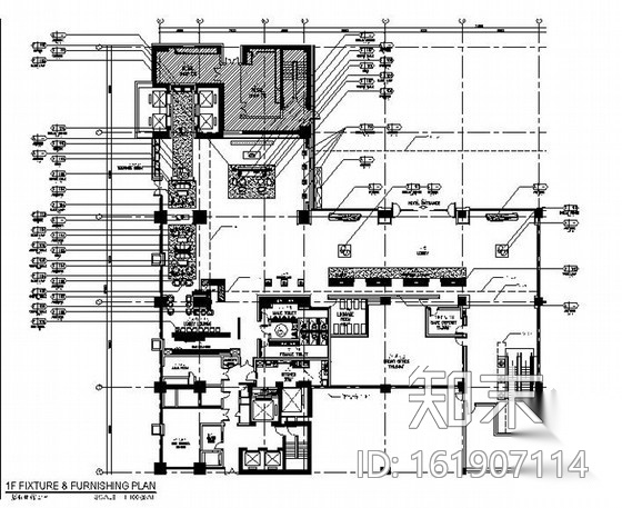 [深圳]市中心现代五星级休闲商务酒店装修施工图（含效...施工图下载【ID:161907114】