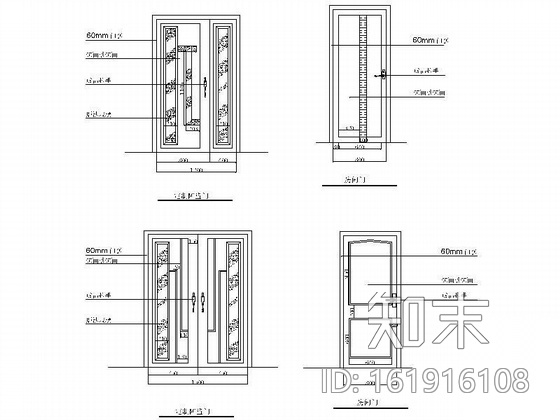 某三层别墅设计施工图cad施工图下载【ID:161916108】