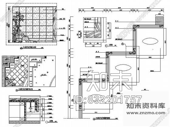 图块/节点日本餐厅过厅间隔详图施工图下载【ID:832201757】