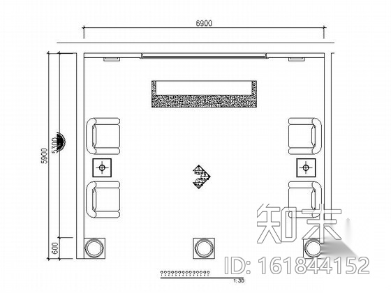 某奢华欧式足疗会所大厅装修图（含效果）cad施工图下载【ID:161844152】