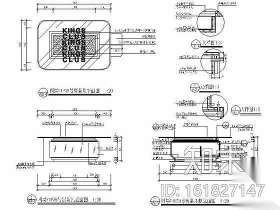 KTV俱乐部vip包房装修图cad施工图下载【ID:161827147】