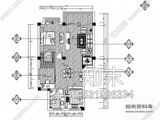 施工图二层别墅装修图cad施工图下载【ID:531996334】