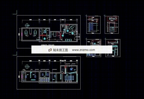 牙科诊所cad施工图下载【ID:36951864】