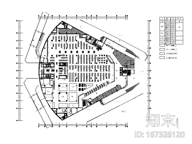 某大型超市平面图施工图下载【ID:167326120】