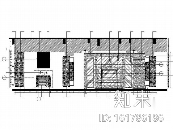 [佛山]国际五星级涉外商务酒店奢华会所装修施工图cad施工图下载【ID:161786186】