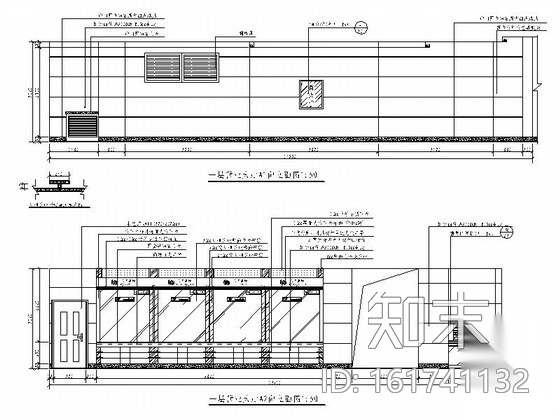 [吉林]国有控股现代金融机构支行室内装修施工图（含电气...cad施工图下载【ID:161741132】