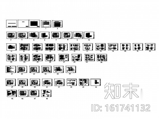 [吉林]国有控股现代金融机构支行室内装修施工图（含电气...cad施工图下载【ID:161741132】