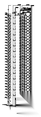 深圳红树湾某住宅小区R1楼建筑施工图cad施工图下载【ID:149845164】