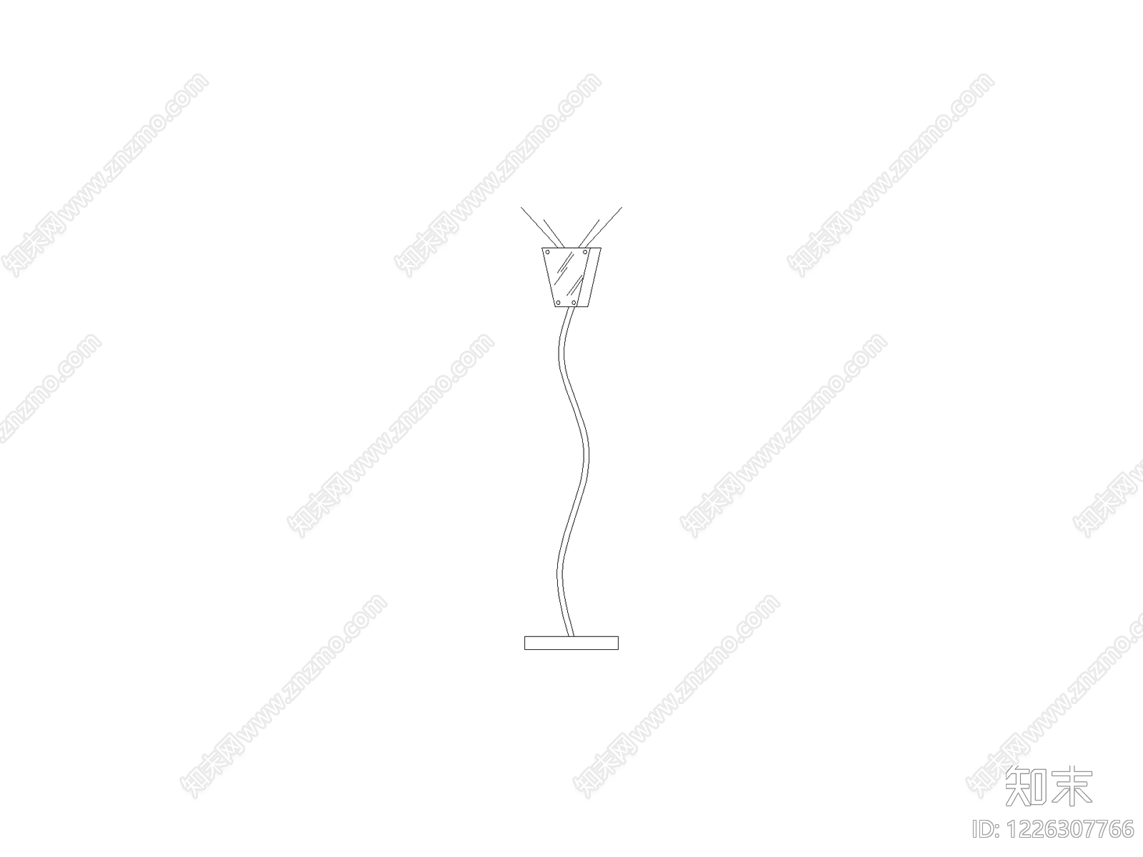 灯具图块cad施工图下载【ID:1226307766】