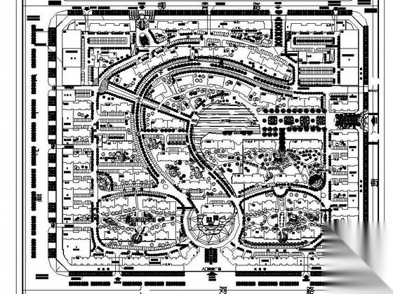 新乡住宅小区规划设计方案施工图下载【ID:161088199】