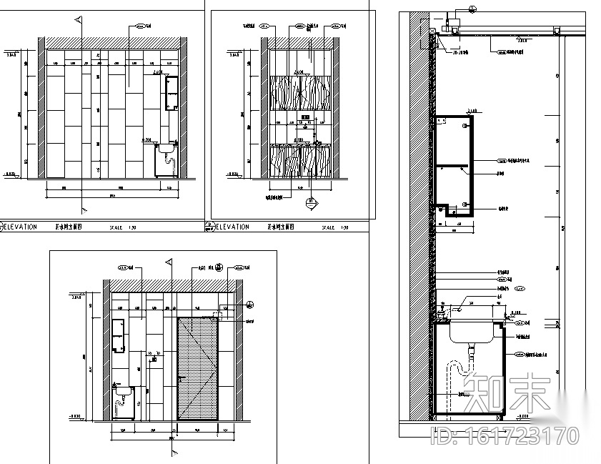 [广东]珠江新城西塔主塔办公空间设计施工图（附效果图）cad施工图下载【ID:161723170】