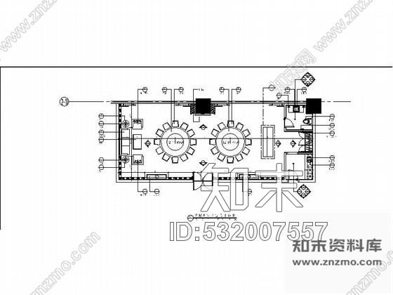 施工图重庆某酒店四层中餐厅A3包房施工图施工图下载【ID:532007557】