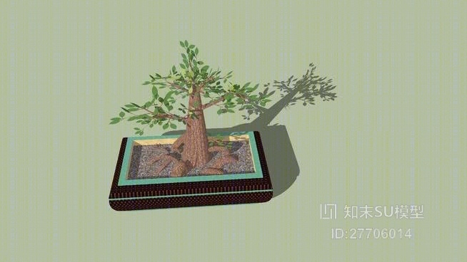 盆栽SU模型下载【ID:27706014】