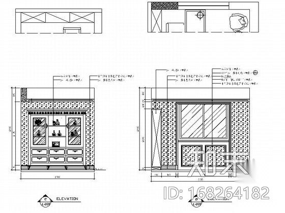 [四川]精品海景六居室装修施工图（含效果）cad施工图下载【ID:168264182】