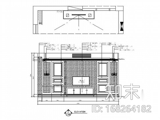 [四川]精品海景六居室装修施工图（含效果）cad施工图下载【ID:168264182】