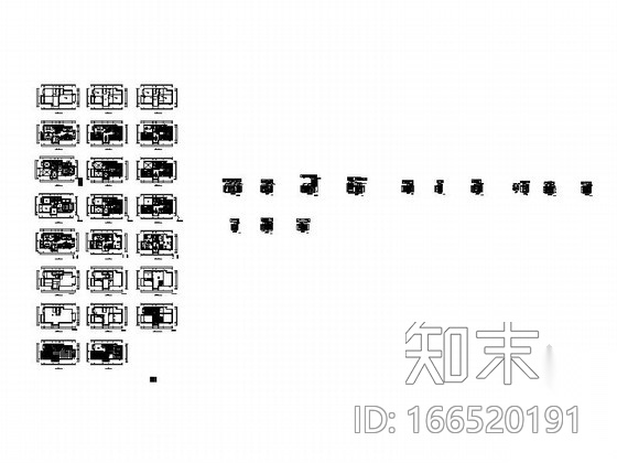 [浙江]豪华欧式含阁楼别墅室内设计CAD施工图施工图下载【ID:166520191】