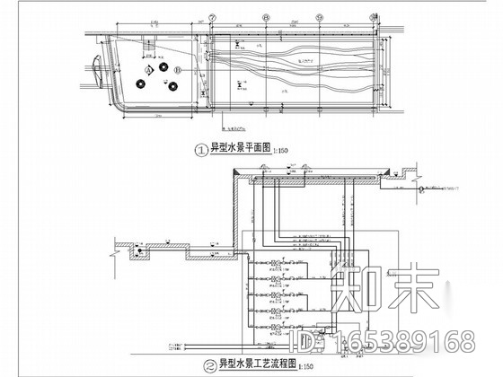 某中型酒店景观设计施工全套图纸cad施工图下载【ID:165389168】