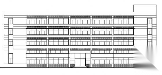 四层正方形商场建筑方案图施工图下载【ID:151510148】