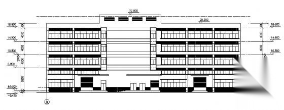 四层正方形商场建筑方案图施工图下载【ID:151510148】