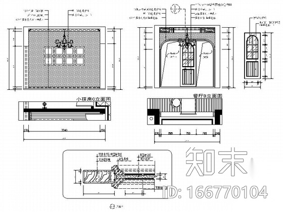 [长沙]广电中心田园风格三居室装修图（含实景概念）cad施工图下载【ID:166770104】