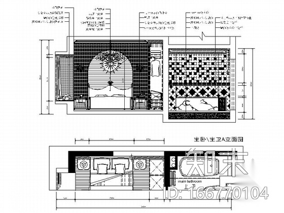 [长沙]广电中心田园风格三居室装修图（含实景概念）cad施工图下载【ID:166770104】