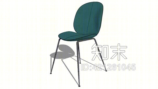 甲虫餐椅SU模型下载【ID:421261045】