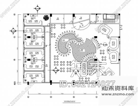 施工图深圳豪华舞厅K吧装修图cad施工图下载【ID:632124027】