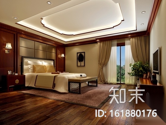 [重庆]原创中式三层别墅室内装修CAD施工图含效果cad施工图下载【ID:161880176】