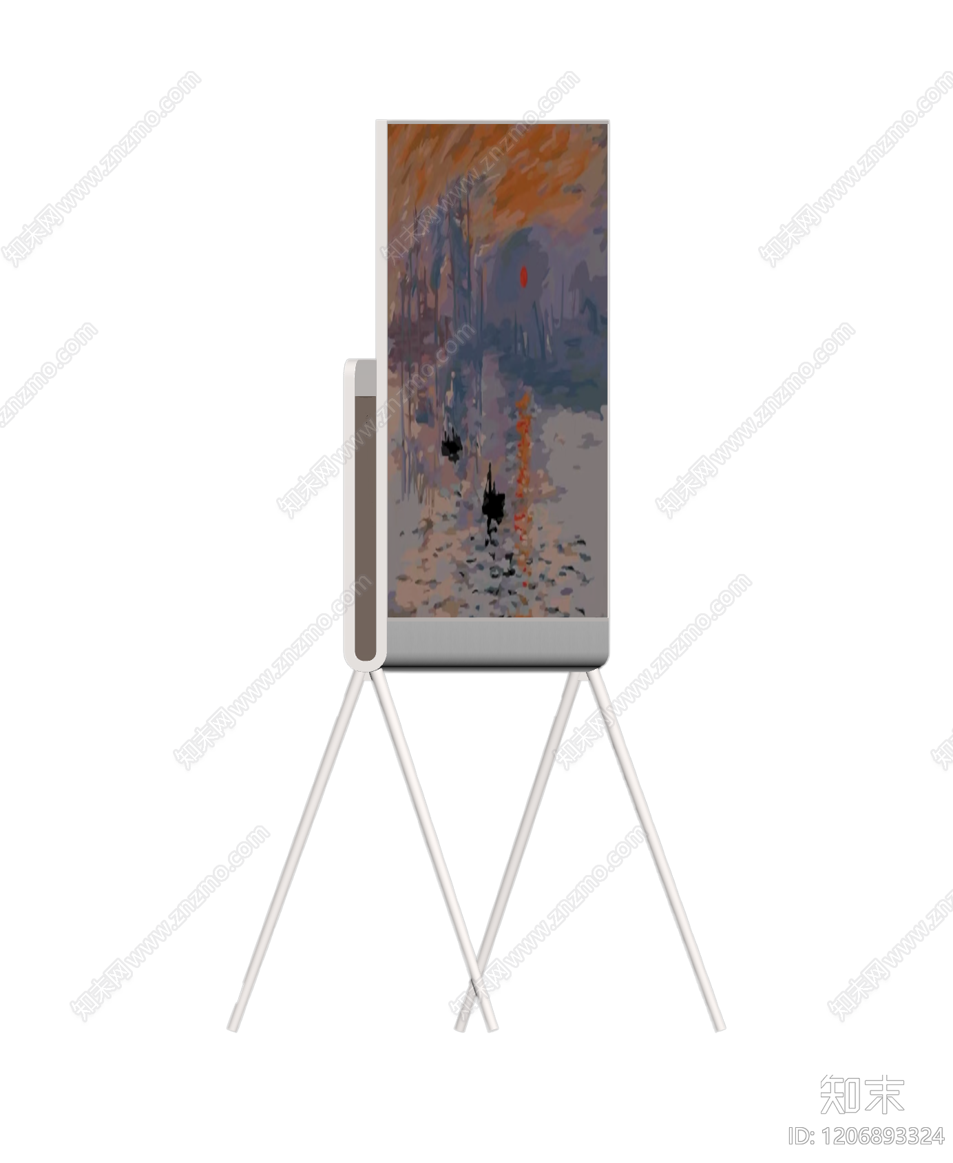 画架挂画装饰品3D模型下载【ID:1206893324】