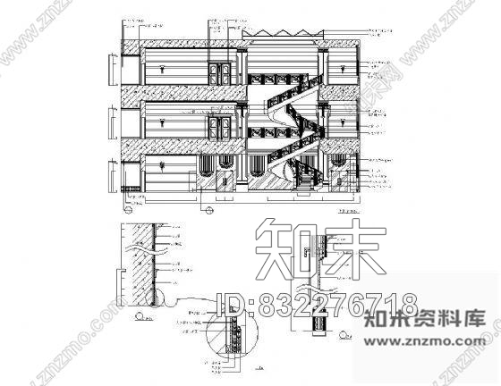 图块/节点酒店大堂装饰详图Ⅲcad施工图下载【ID:832276718】