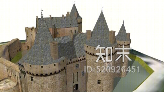 suscinio城堡SU模型下载【ID:520926451】
