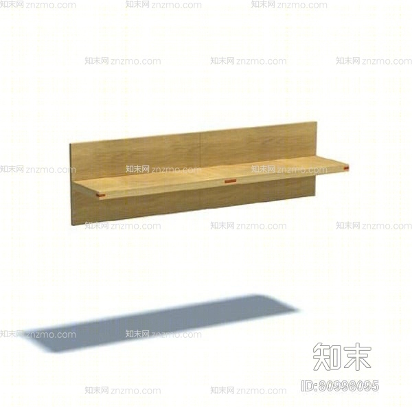 黄色木艺置物架3D模型下载【ID:80998095】