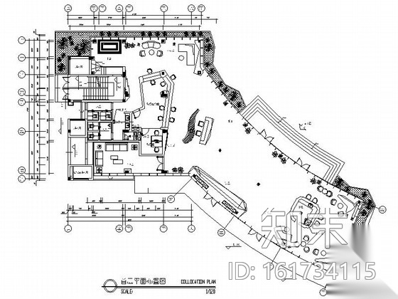 [惠州]CBD核心区高端城市综合体现代售楼处设计施工图施工图下载【ID:161734115】