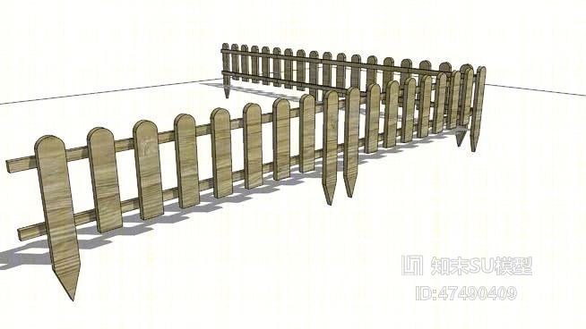 栅栏SU模型下载【ID:318059563】